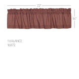 American Dream 60" Plaid Valance