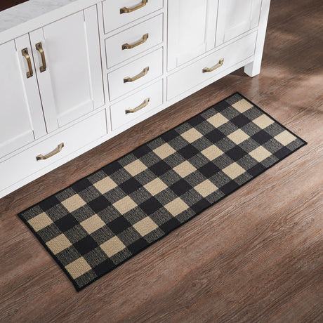 Black & Tan 48" Accent Rug