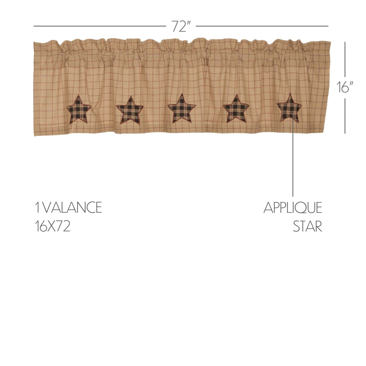 Southern Star Border 72" Valance