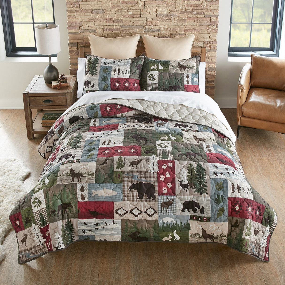 Montana Wilderness Quilt Set