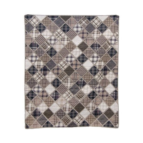 Diamond Plaid Throw