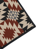 Red Black Southwest Non-Slip Rug