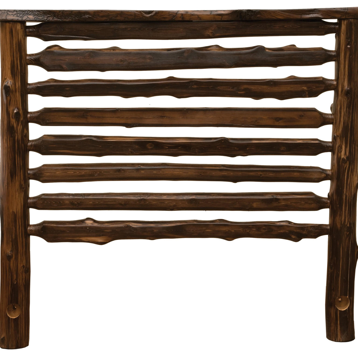 Cedar Log Modern Headboard – The Cabin Place