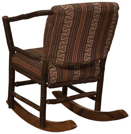 Hickory Log Hoop Rocking Chair