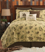 Pinecone Cabin Quilt Set