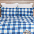 Blue Buffalo Check Duvet Cover Set