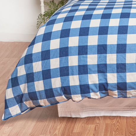 Blue Buffalo Check Duvet Cover Set