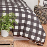 Black Buffalo Check Duvet Cover Set