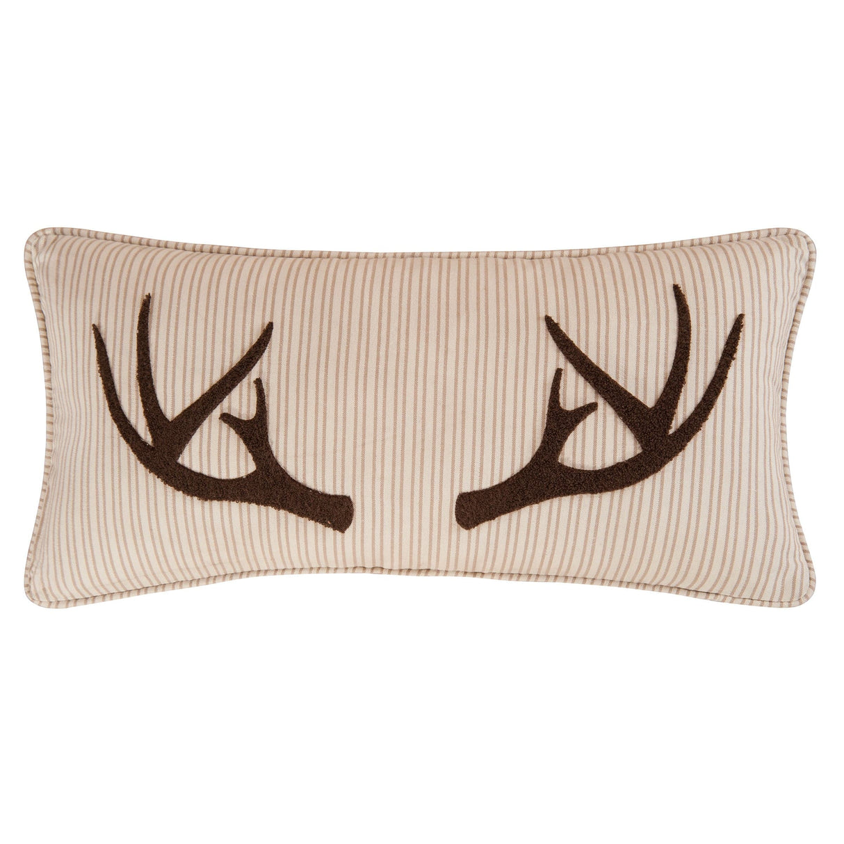 Orange Ridge Antler Pillow