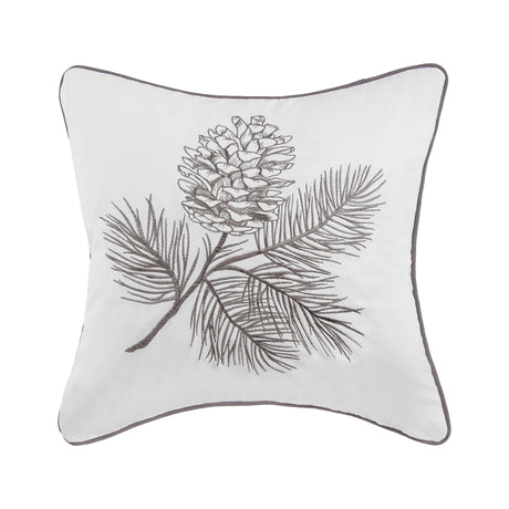 Pinecone Portrait Throw Pillow