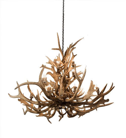 65" Elk 18 Light Antler Chandelier