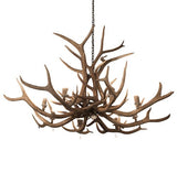 66" Elk 8 Light Antler Chandelier