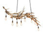 69" Elk 8 Light Oblong Antler Chandelier