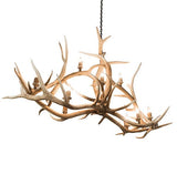 66.5" Elk 10 Light Oblong Antler Chandelier