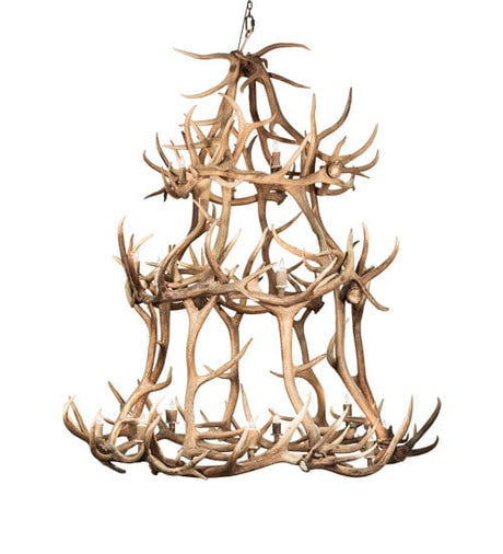 70" Elk 18 Light Antler Chandelier