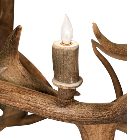 70" Elk 18 Light Antler Chandelier