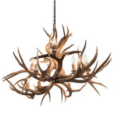 42" Mule Deer 10 Light Antler Chandelier