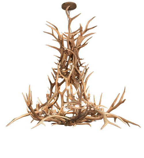 90" Elk 20 Light Antler Chandelier