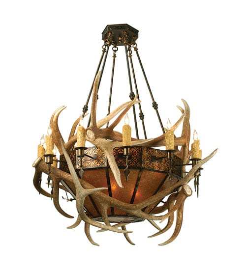 56" Elk Antler Chandelier