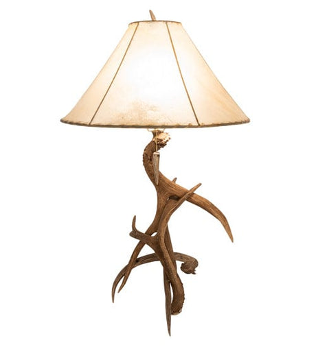 34" Elk & Mule Deer Table Lamp