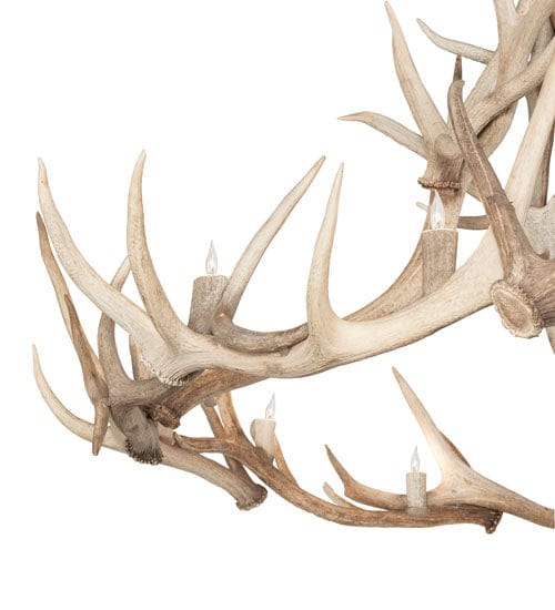 68" Elk 12 Light Antler Chandelier