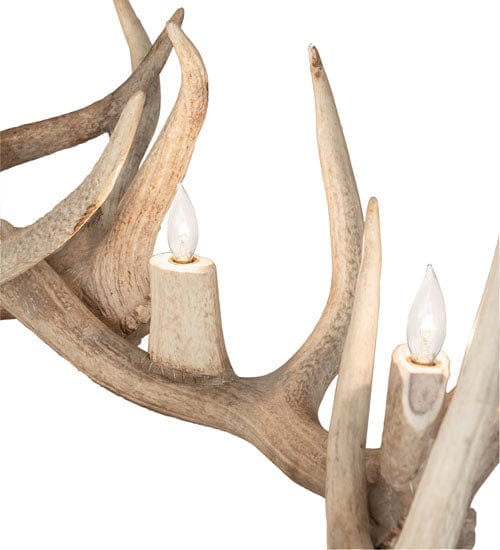 68" Elk 12 Light Antler Chandelier