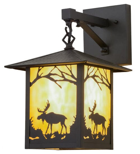 Moose Waters 9" Hanging Wall Sconce