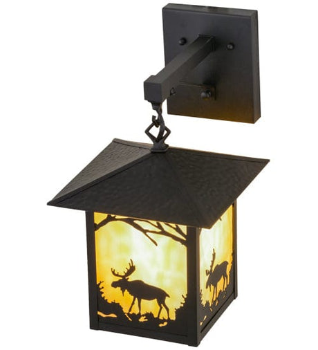 Moose Waters 9" Hanging Wall Sconce