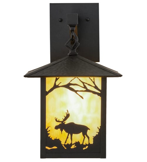 Moose Waters 9" Hanging Wall Sconce