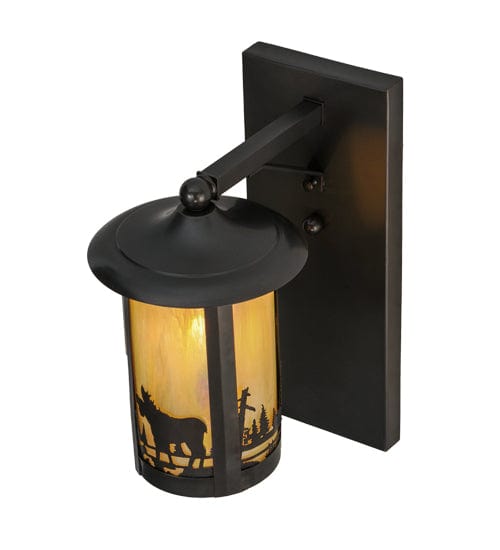 Moose Waters 8" Solid Mount Wall Sconce