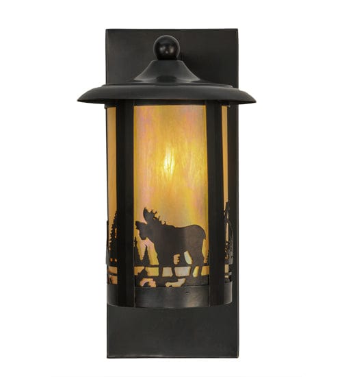 Moose Waters 8" Solid Mount Wall Sconce