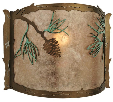 Shaded Pines 12" Wall Sconce