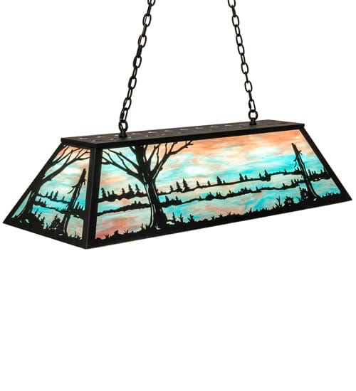 Quiet Pond 48" Oblong Pendant