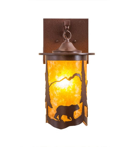 Roaming Bear 8" Hanging Wall Sconce