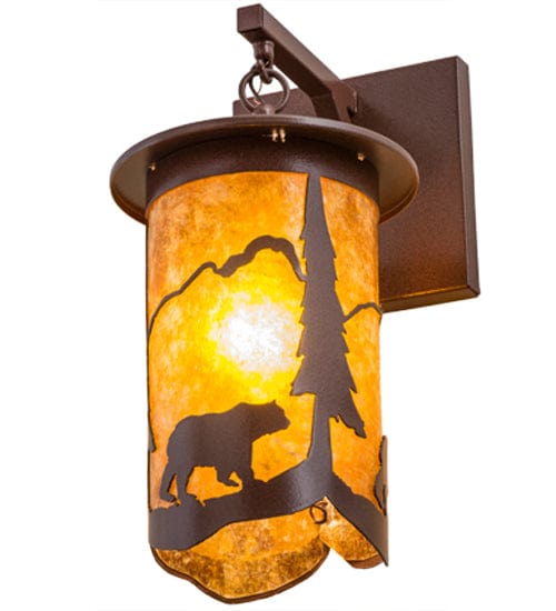 Roaming Bear 8" Hanging Wall Sconce