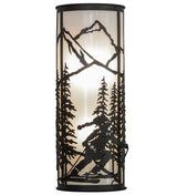 Downhill Ski 7" Wall Sconce