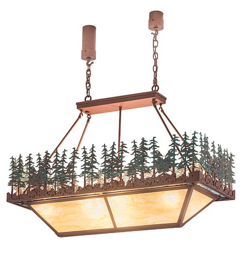 Lake Ponderosa 42" Oblong Inverted Pendant