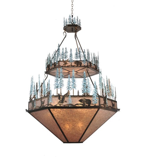 Lake Ponderosa 60" 2 Tier Inverted Pendant