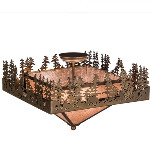 Lake Ponderosa 19" Square Flush Mount