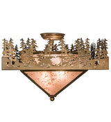 Lake Ponderosa 19" Square Flush Mount