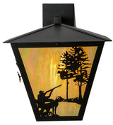 Quail Hunter 15" Solid Mount Wall Sconce