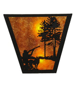 Quail Hunt 13" Wall Sconce