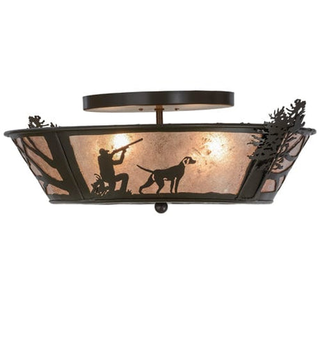 Quail Hunt 25" Flush Mount