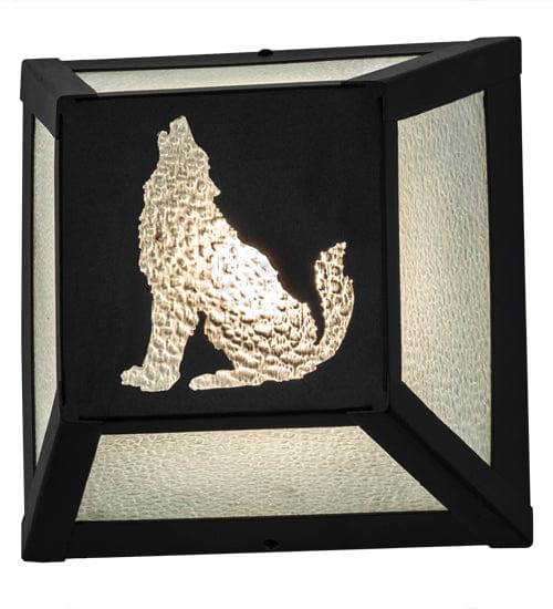 Wolf Howl 10" Wall Sconce