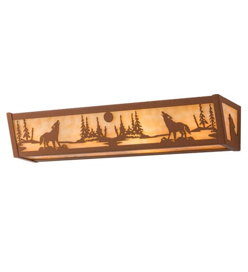 Wolf Howl 24" Vanity Light