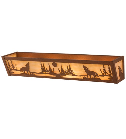 Wolf Howl 24" Vanity Light