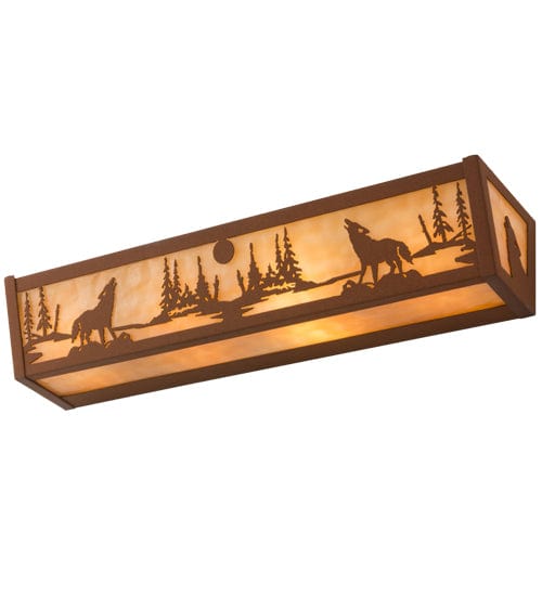 Wolf Howl 24" Vanity Light