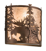 Sunset Moose 12" Wall Sconce