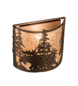 Sunset Moose 12" Wall Sconce