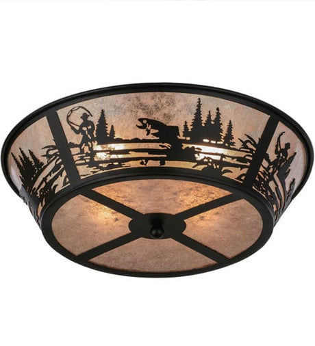 Fly Fishing Waters 22" Flush Mount